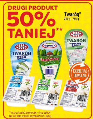 Twaróg polski różne rodzaje promocja w POLOmarket