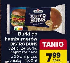 Hamburger bistro Schulstad promocja w Carrefour Market