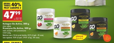 Kreatyna smak cytrynowy Go active promocja