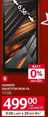 Smartfon Hammer Iron VA promocja w Selgros