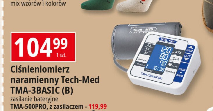 Ci艣nieniomierz naramienny tma-500 pro Tech-med promocja