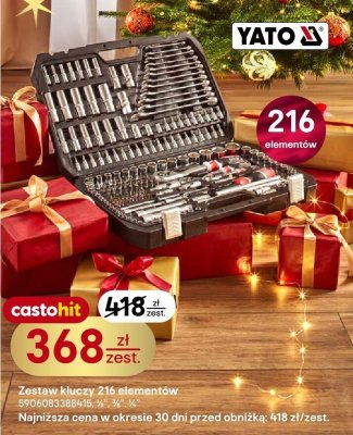 Zestaw kluczy 216 elementów Yato promocja w Castorama