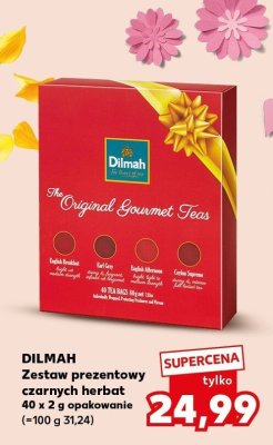 Zestaw prezentowy czarnych herbat promocja w Kaufland