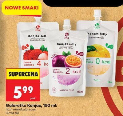 Galaretka Konjac - liczi promocja w Biedronka