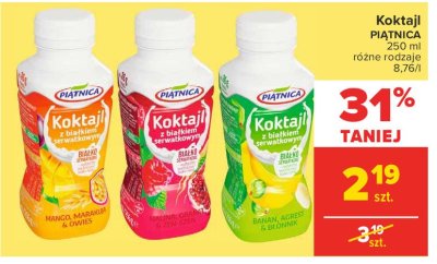 Koktajl z białkiem serwatkowym mango marakuja owies Piątnica promocja