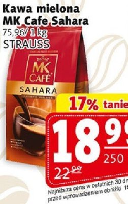 Kawa rozpuszczalna MK Cafe Sahara Strauss 250 g promocja w Prim Market