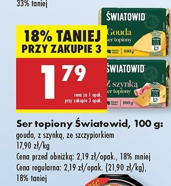 Ser gouda Światowid promocja w Biedronka