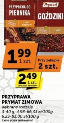 Przyprawa Prymat zimowa promocja w Groszek