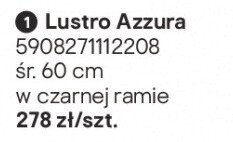 Lustro Azzura promocja w Castorama