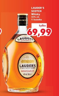 Whisky 40% alk. promocja w Kaufland