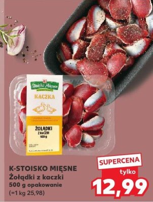 Żołądki z kaczki K-Stoisko Mięsne 500g promocja w Kaufland