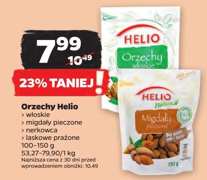Orzechy w艂oskie Helio promocja