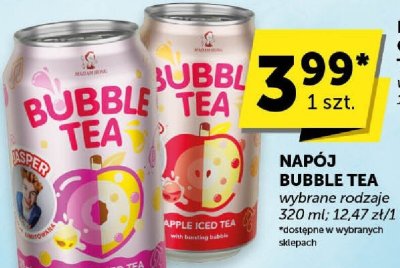 Napój Bubble Tea wybrane rodzaje promocja w Groszek