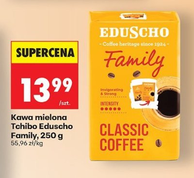 Kawa mielona Tchibo Eduscho Family 250g promocja w Biedronka