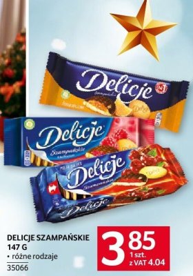 Czekolada Delicje szampańskie 147 G promocja w Selgros