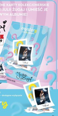 Album A4 Mystery Cards Julka Żugaj 30 stron promocja w Biedronka