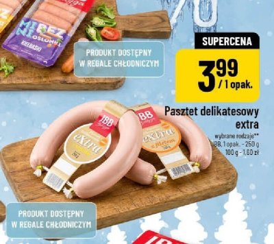 Pasztet delikatesowy extra JBB promocja w POLOmarket