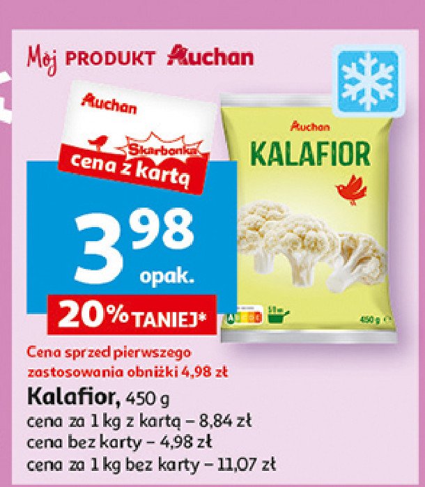 Kalafior Auchan różnorodne (logo czerwone) promocja