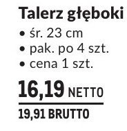 Talerz głęboki śr. 23 cm promocja w Makro