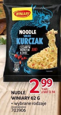 Nudle Kurczak Winiary 62 g promocja w Selgros