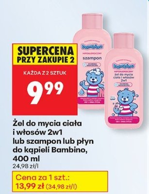 Szampon do włosów promocja w Biedronka