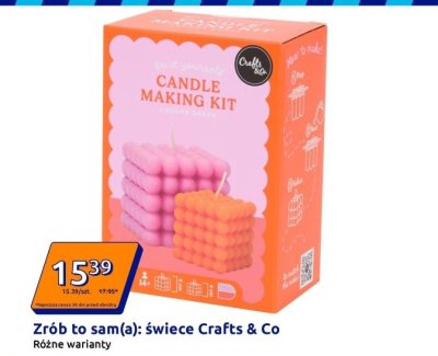 Zestaw Zrób to sam(a): świece Crafts & Co różne warianty promocja w Action