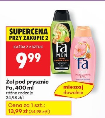 Żel pod prysznic różne rodzaje promocja w Biedronka