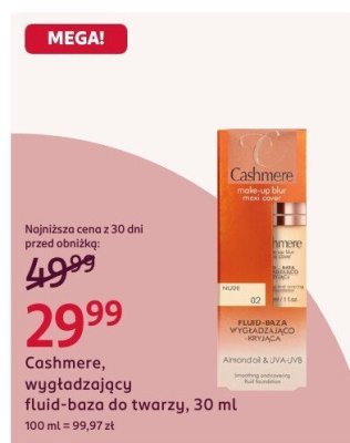Wygładzający fluid-baza do twarzy, 30 ml promocja w Rossmann