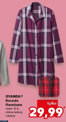 Koszula flanelowa OYANDA różne kolory i wzory promocja w Kaufland