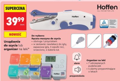 Ręczna maszyna do szycia Hoffen promocja w Biedronka