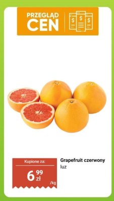 Grapefruit czerwony luz promocja w Biedronka