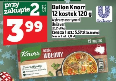 Bulion Knorr 12 kostek 120g promocja w TOPAZ