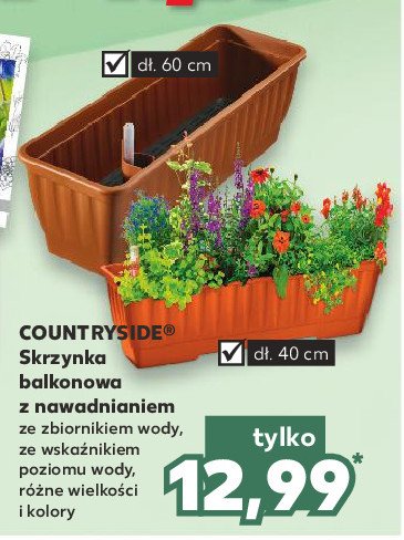 Skrzynka garden 40 cm K-classic countryside promocja