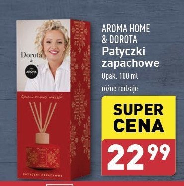 Patyczki zapachowe cynamonowy wieczór Aroma home & dorota promocja