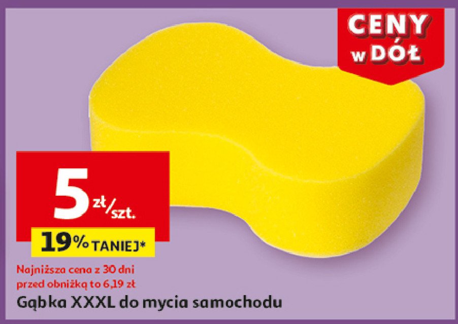 Gąbka do mycia samochodu promocja