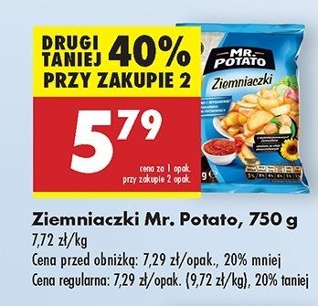 Ziemniaczki Mr. potato promocja w Biedronka