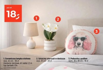 Ceramiczna lampka stołowa promocja w Dealz