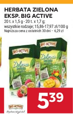 Herbata z opuncją i mango Big-active promocja