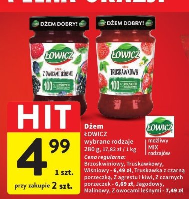 Dżem brzoskwiniowy Rapsodia promocja w Intermarche