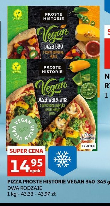 Pizza bbq z sosem barbecue dynią i jalapeno Iglotex proste historie vegan promocja