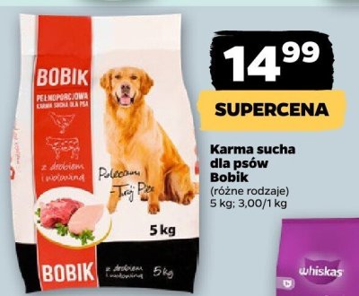 Karma sucha dla psów, różne rodzaje 5 kg promocja w Netto