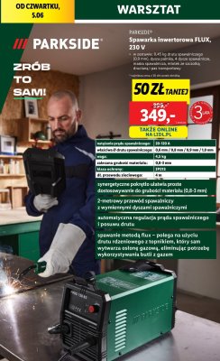 Spawarka inwertorowa Parkside promocja