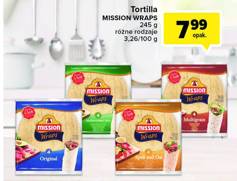 Tortilla wraps Mission promocja