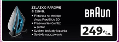 Żelazko parowe BRAUN SI 5256 BL promocja w Auchan