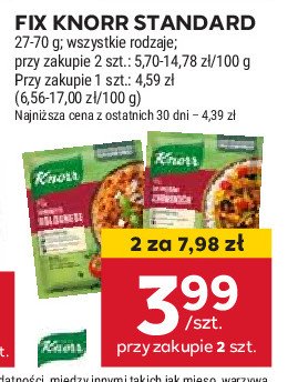 Spaghetti bolognese Knorr fix promocja