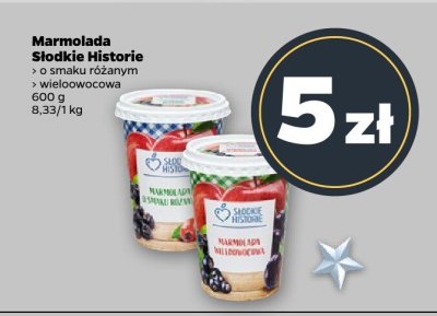 Marmolada o smaku różanym promocja w Netto