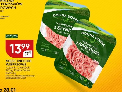 Mięso mielone wieprzowe z szynki i z karkówki promocja w Chata Polska