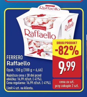 Bombonierka Raffaello promocja w Aldi