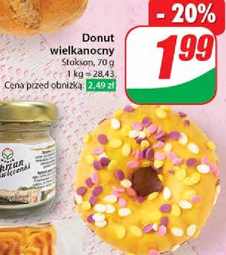 Donut wielkanocny Stokson promocja
