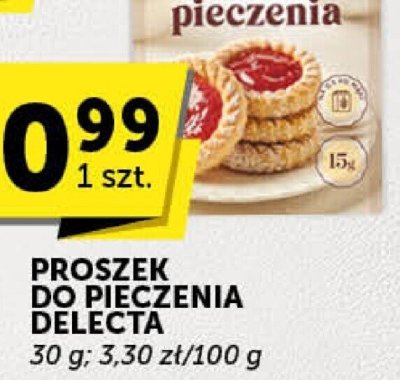 Proszek do pieczenia Delecta promocja w Euro Sklep